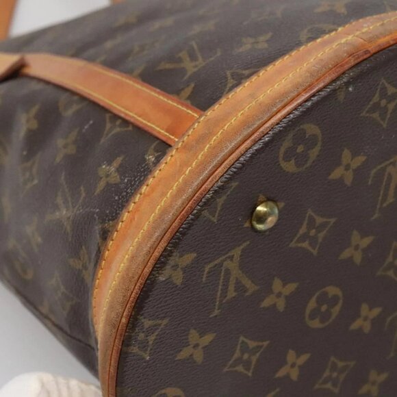 LOUIS VUITTON Monogram Bucket GM Shoulder Bag M42236 LV Auth 134242 - Picture 5 of 16
